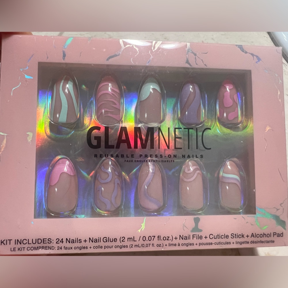 Glamnetic press-on nails (NIB:NWT), wild card